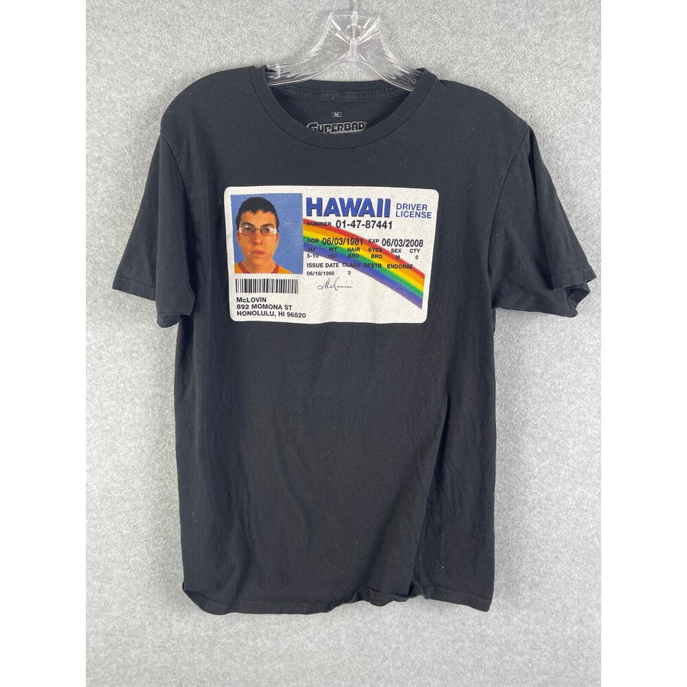 Superbad McLovin Movie T Shirt Men's Size M‎ Black